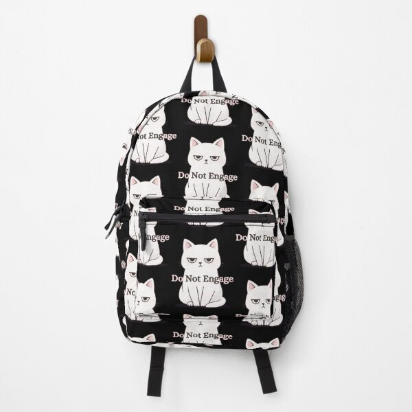Item preview, Do Not Engage Cat | Cute Kawaii Aesthetic | Introvert Mood Design designed and sold by The Mood Index.
