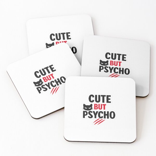 Item preview, Cute But Psycho Cat designed and sold by WellN.