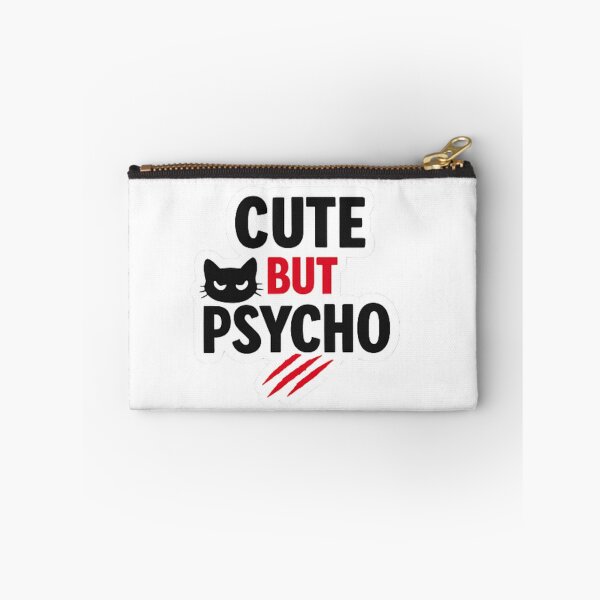 Item preview, Cute But Psycho Cat designed and sold by WellN.
