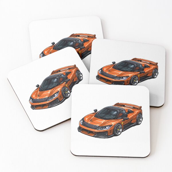 Item preview, F80 Mini HyperCar Toon Rosso Orange Dino designed and sold by VenZolic.