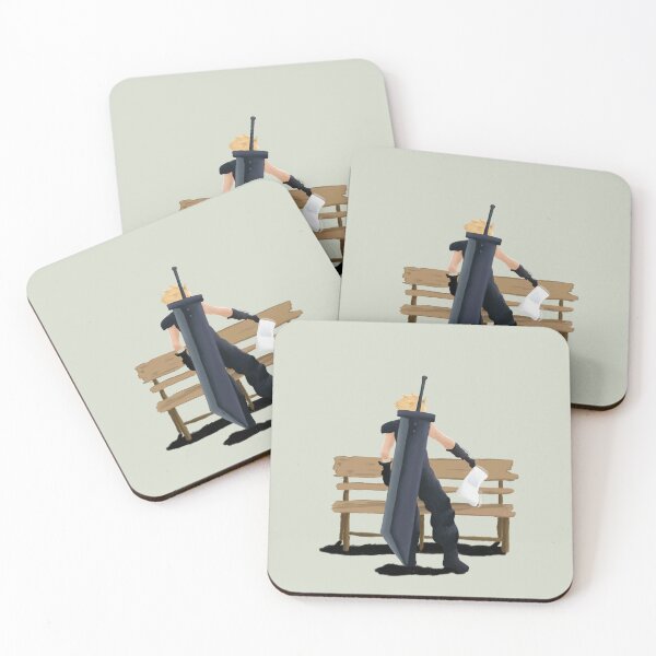 Item preview, Cloud Strife from Final Fantasy 7, resting on a bench designed and sold by Acoustic9cetra.