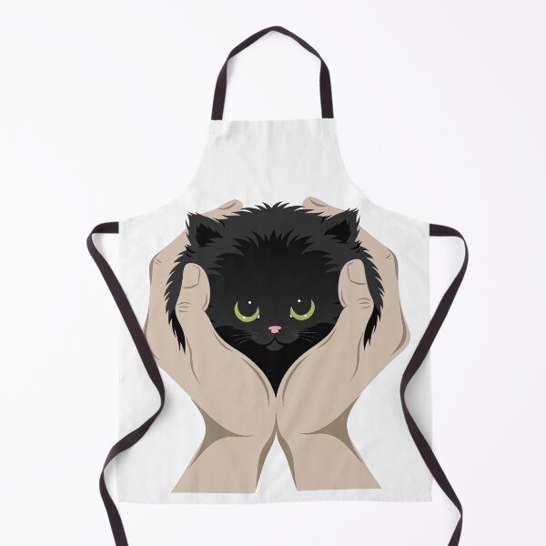 Item preview, Cozy Black Kitten in Gentle Hands designed and sold by Stellar Geometry.
