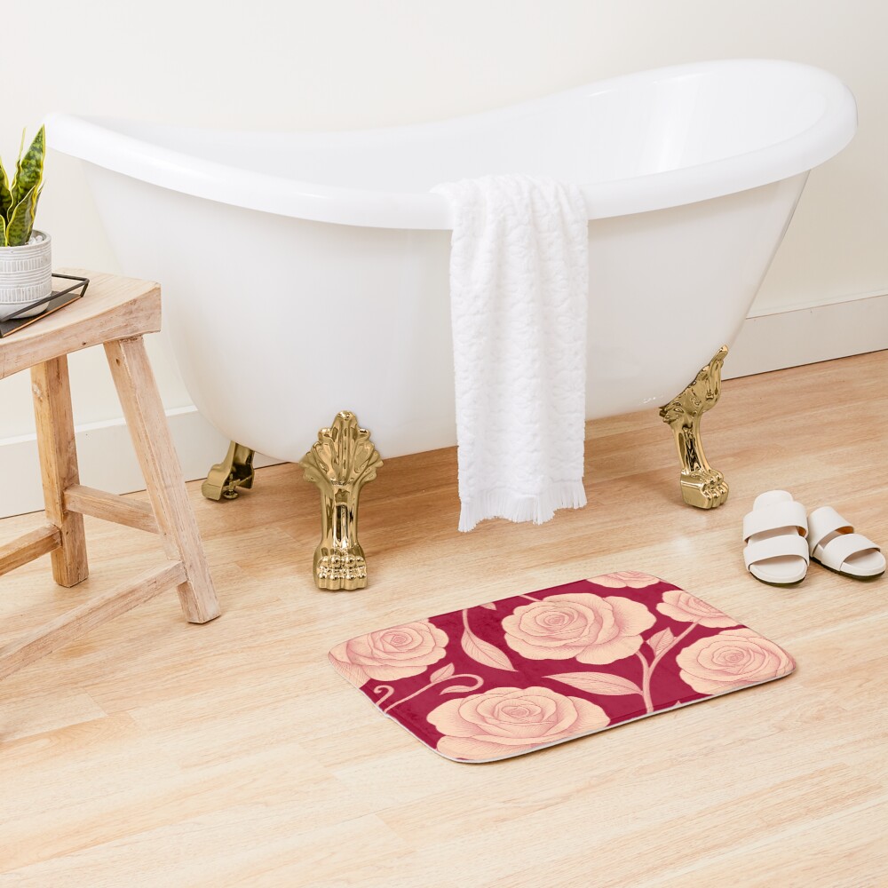 Aperçu de l'œuvre Tapis de bain créée et vendue par Angeduciel.