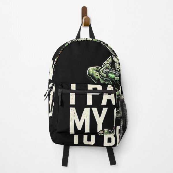 Item preview, I Paused My Game To Be Here Funny Gaming Frog Gamer designed and sold by River Silva.