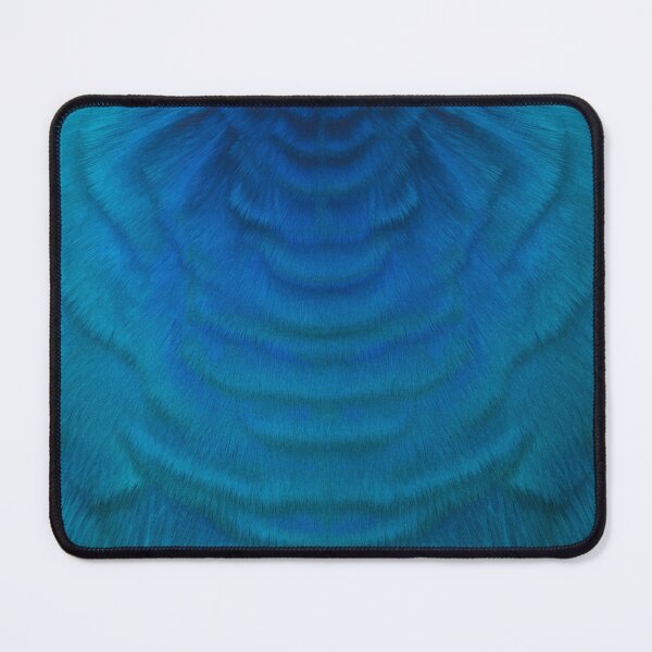 Item preview, Hypnotic Blue Vortex - Teal Radial Fur Texture Abstract Art designed and sold by Midnight Veil Designs.