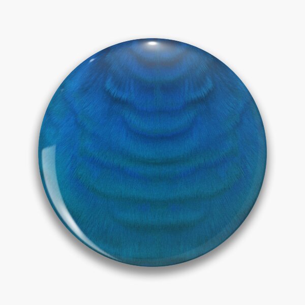 Item preview, Hypnotic Blue Vortex - Teal Radial Fur Texture Abstract Art designed and sold by Midnight Veil Designs.