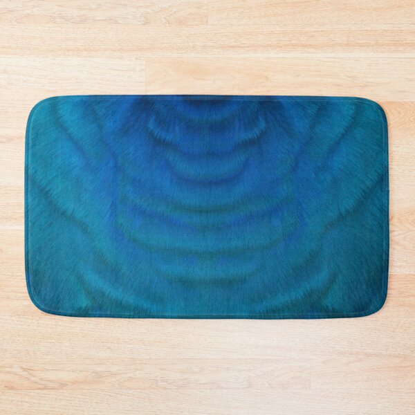 Item preview, Hypnotic Blue Vortex - Teal Radial Fur Texture Abstract Art designed and sold by Midnight Veil Designs.