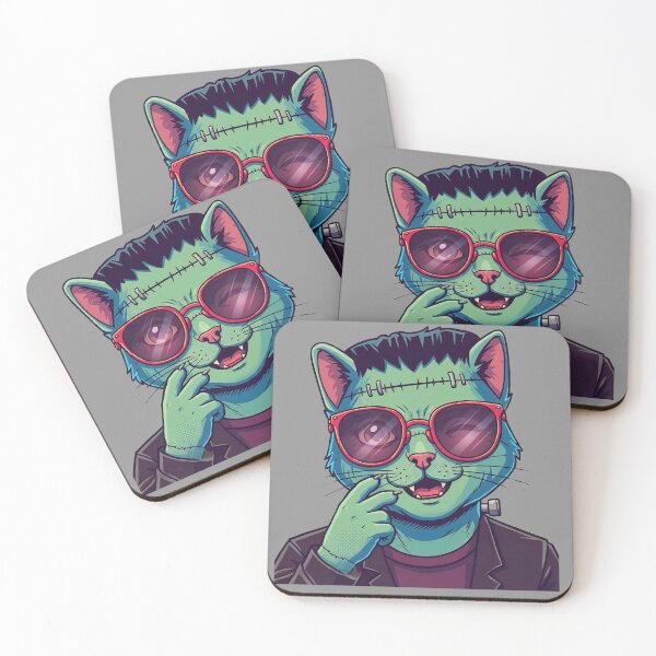 Item preview, Franken Meow Collection: Thinking Stitched Cat 4 designed and sold by Frankenpetz.