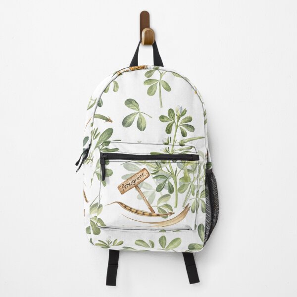 Item preview, Botanical Pattern of Fenugreek designed and sold by Flowersforbear.