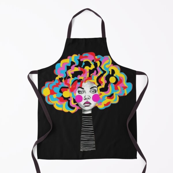 Item preview, Explosion of Color – Pop Art Woman with Vibrant Hair designed and sold by SpaceArteSou.