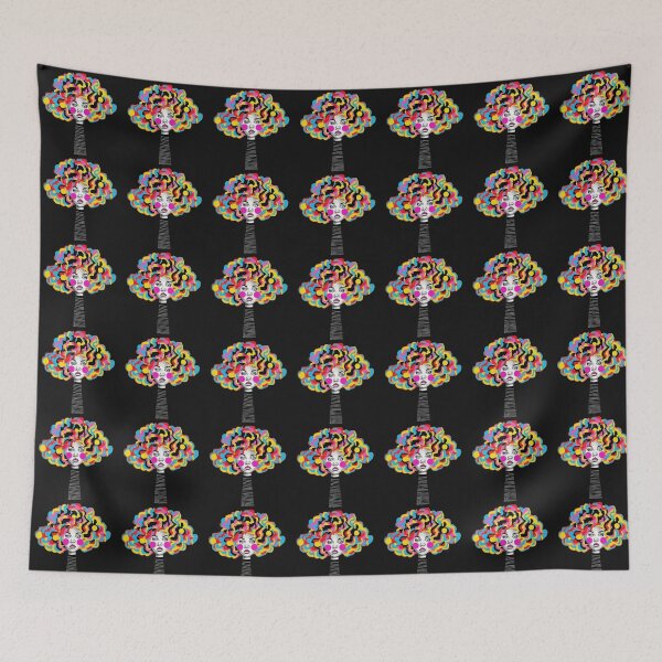 Item preview, Explosion of Color – Pop Art Woman with Vibrant Hair designed and sold by SpaceArteSou.