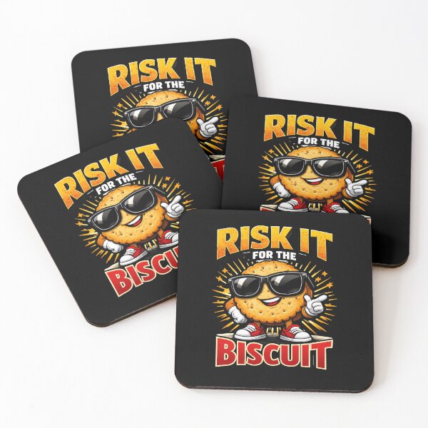 Item preview, Risk It For The Biscuit - Funny Cracker Mascot | Humorous Motivational  designed and sold by Cree8if.