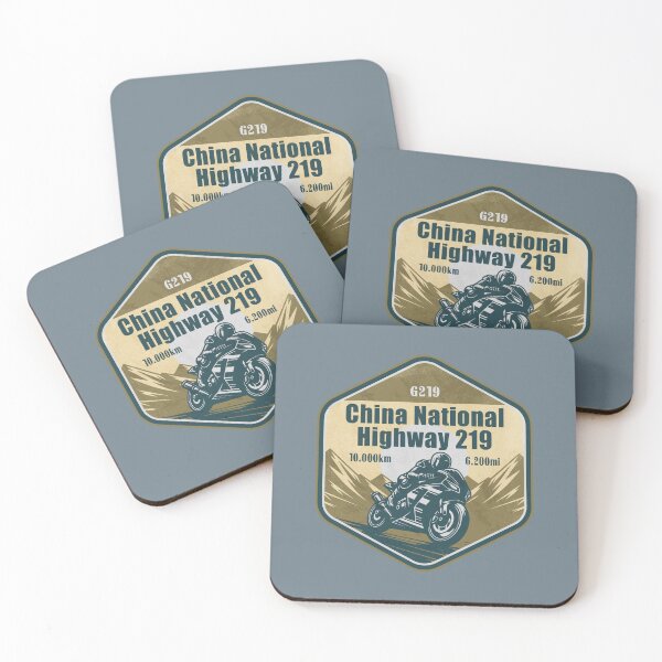 Item preview, G219 Highway Kunlun China Biker Badge designed and sold by CynthiaGraphics.
