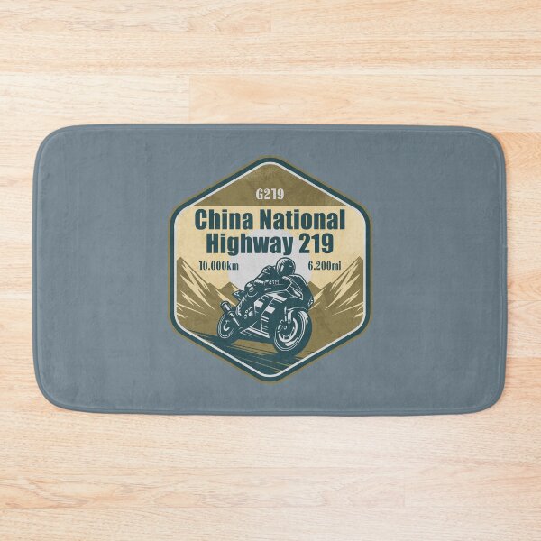 Item preview, G219 Highway Kunlun China Biker Badge designed and sold by CynthiaGraphics.