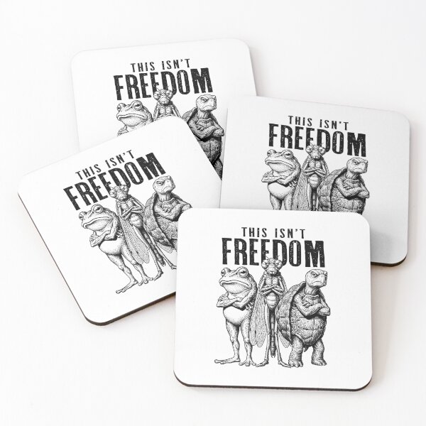 Item preview, Frog Dragonfly Turtle Subtle Political Humor Animals designed and sold by GrandeDuc.