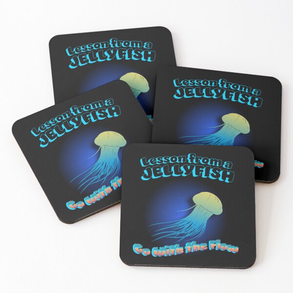 Item preview, Lesson from a Jellyfish – Go With the Flow  Glowing Ocean-Inspired Design  designed and sold by waterdragon0265.