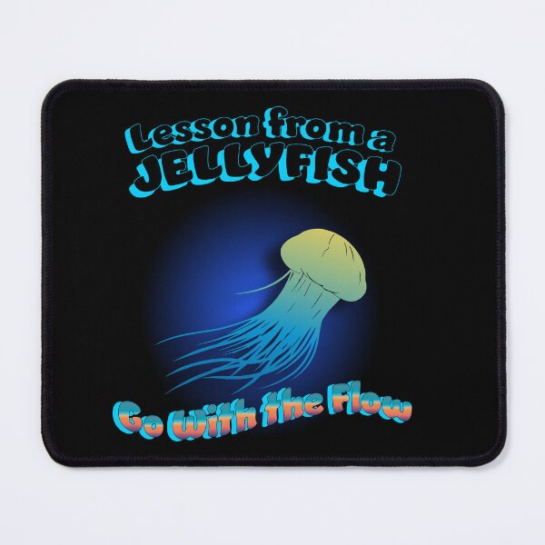 Item preview, Lesson from a Jellyfish – Go With the Flow  Glowing Ocean-Inspired Design  designed and sold by waterdragon0265.