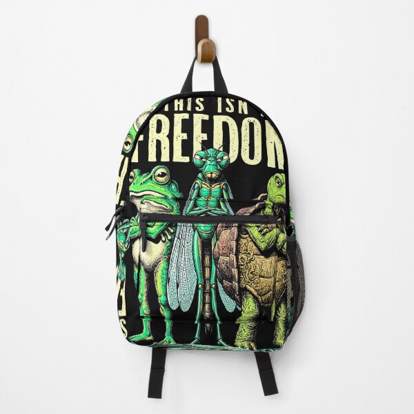 Item preview, Frog Dragonfly Turtle Subtle Political Humor Animals designed and sold by GrandeDuc.