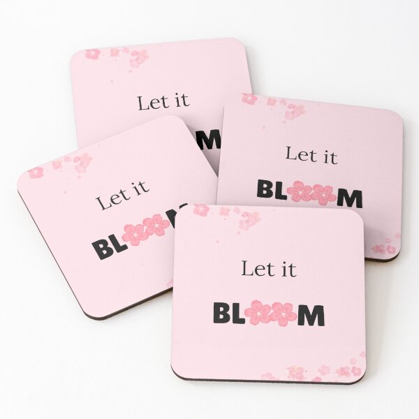 Item preview, Copy of Let It Bloom – Positive Quote with Lemon Floral Aesthetic Design designed and sold by MoodsOfMine.
