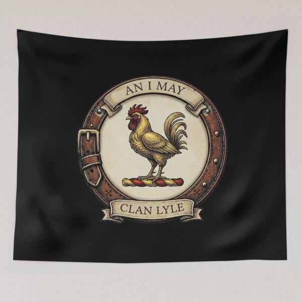 Item preview, Clan Lyle Crest designed and sold by BagTown Clans.