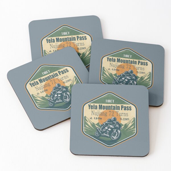 Item preview, Yela Mountain Pass Tibet China Biker Badge designed and sold by CynthiaGraphics.
