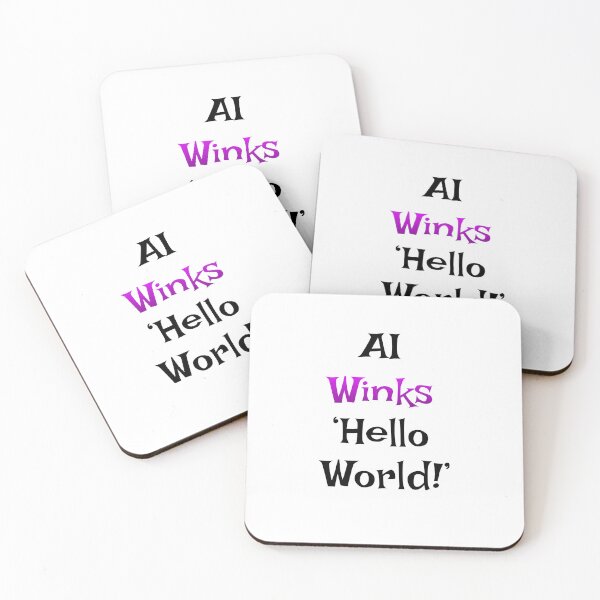 Item preview, Hello World! designed and sold by The WordCatcher Street.