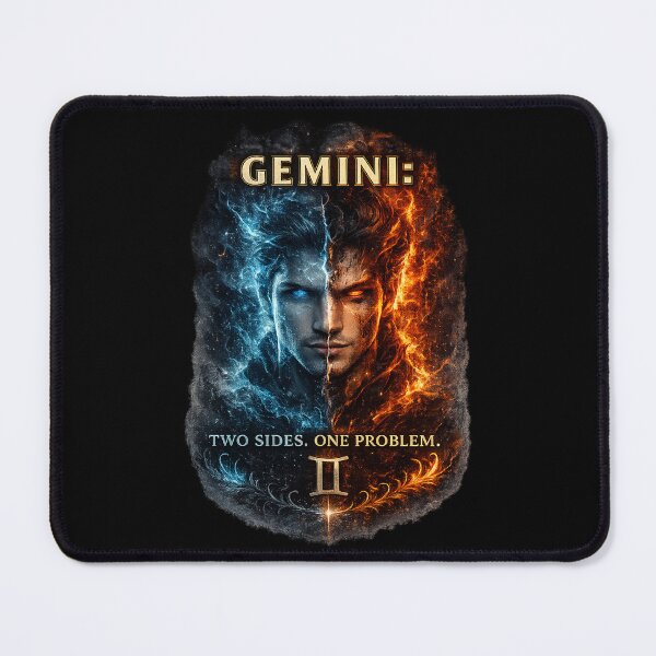 Item preview, Gemini Dual Personality Aesthetic – Two Sides One Problem Zodiac Gift designed and sold by Anyshca.