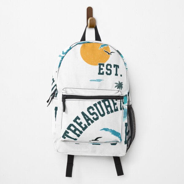 Item preview, Treasure Island Beach Florida Palm Tree Sunset Retro Distressed Vacation Souvenir designed and sold by Chaya Reid.