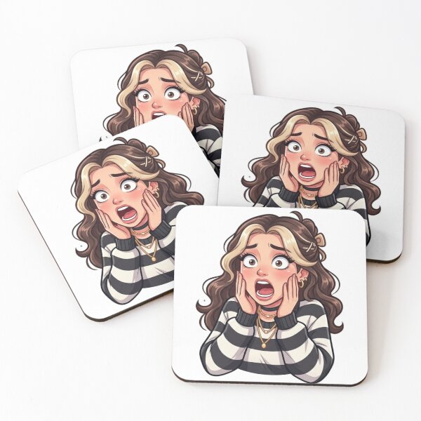Item preview, Funny Reaction Meme Sticker Pack | Cute Aesthetic Reaction Stickers designed and sold by nishaaa2111.