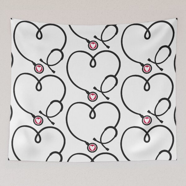 Item preview, Stethoscope Heart Medical Aesthetic Nurse Doctor Love Design designed and sold by creatingmouseshop.