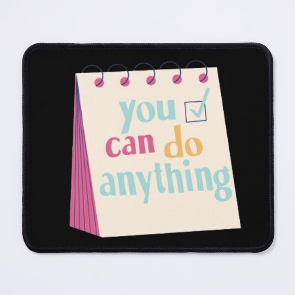 Item preview, You Can Do Anything Shirt, Motivational Notebook Design Tee, Positive Affirmation Shirt, Cute Study Inspiration Gift designed and sold by SOLIORA  ATELIER.