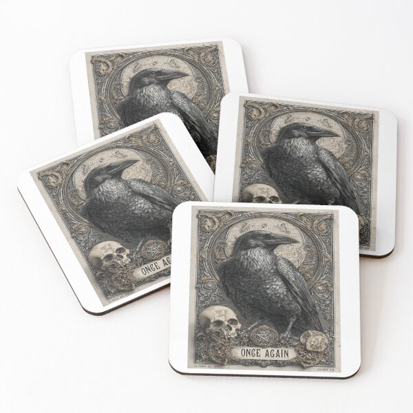 Item preview, Once Again – Ominous Raven Tarot Card Design designed and sold by Ignorant-Artist.