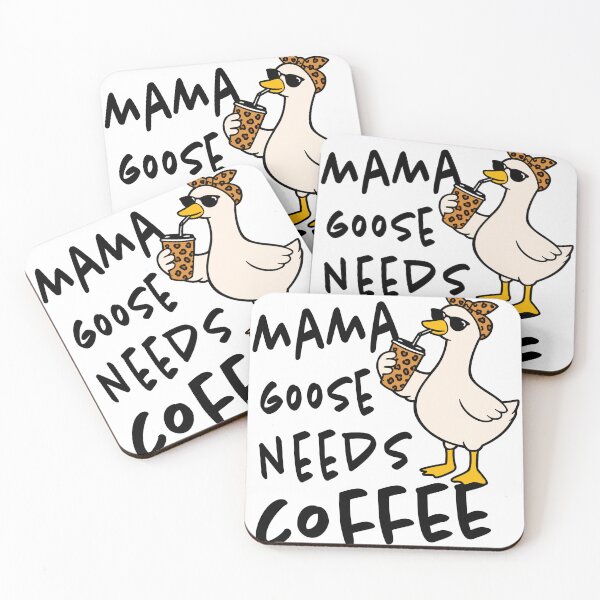 Item preview, Silly Mama Goose Needs Coffee designed and sold by sahbender.