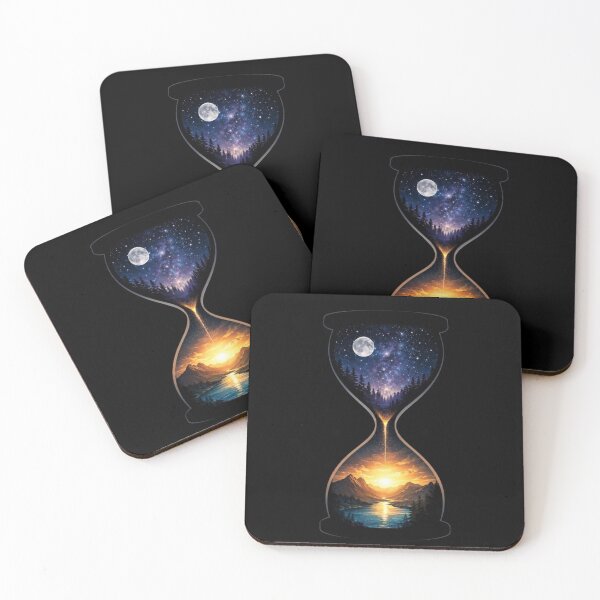 Item preview, Cosmic Hourglass – Time Flow Universe designed and sold by RØNI AI.