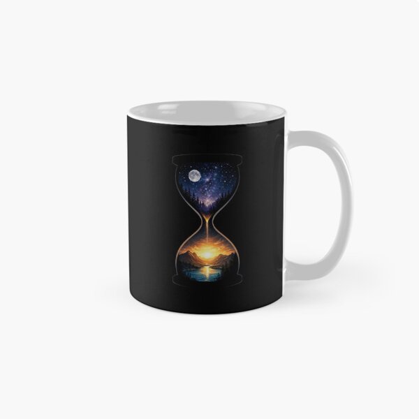 Item preview, Cosmic Hourglass – Time Flow Universe designed and sold by RØNI AI.