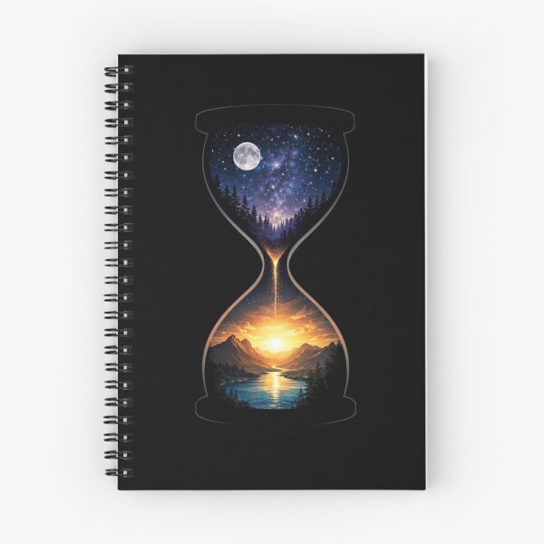Item preview, Cosmic Hourglass – Time Flow Universe designed and sold by RØNI AI.
