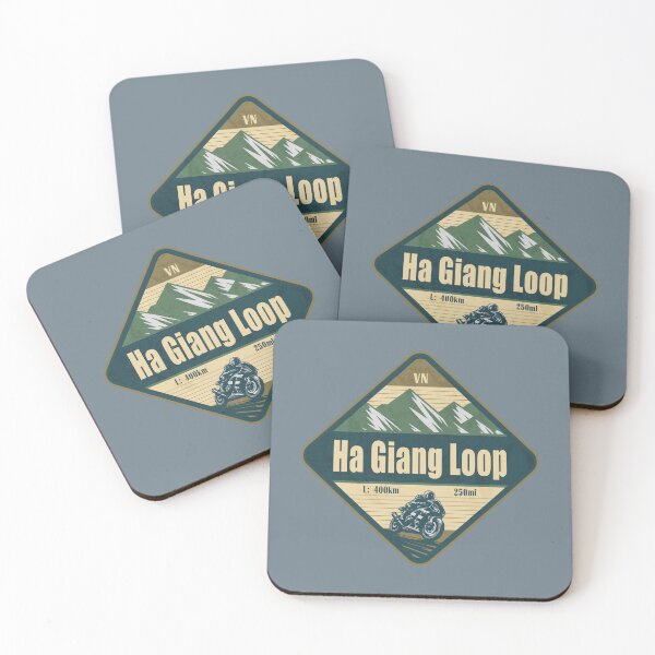 Item preview, Ha Giang Loop Vietnam Biker Badge designed and sold by CynthiaGraphics.