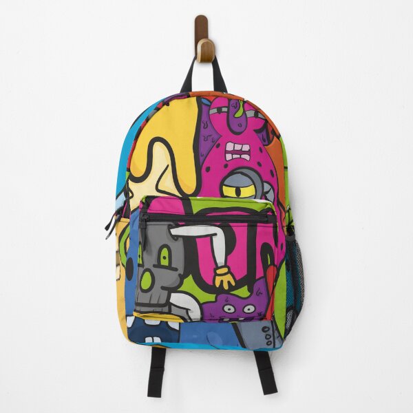 Item preview, Monster Crew Frenzy – Cute Weird Cartoon Gang Illustration designed and sold by Moodie Can boy.
