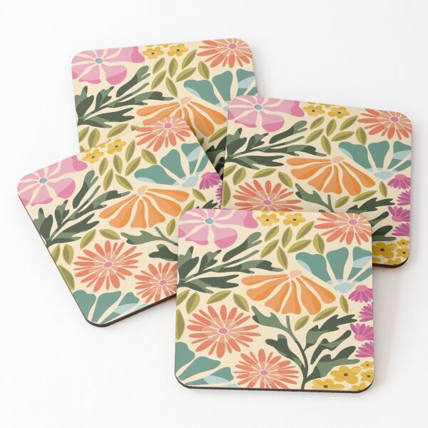 Item preview, Colorful botanical blooming flowers designed and sold by NivyasArtistry.