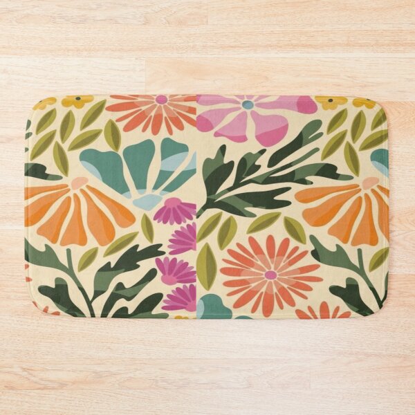 Item preview, Colorful botanical blooming flowers designed and sold by NivyasArtistry.
