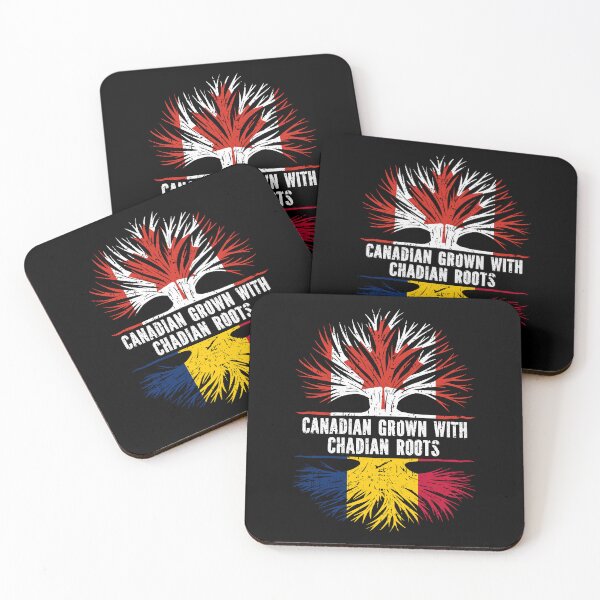 Item preview, Canadian Grown with Chadian Roots Canada Flag designed and sold by CosmoKitsch.