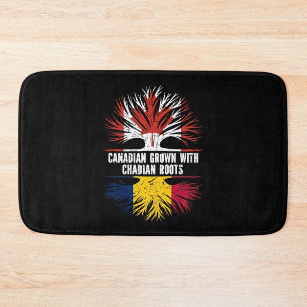 Item preview, Canadian Grown with Chadian Roots Canada Flag designed and sold by CosmoKitsch.