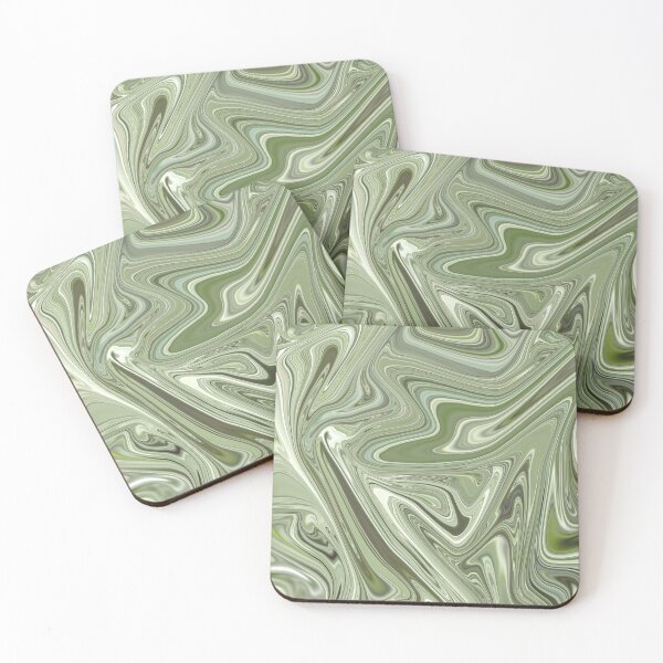 Item preview, Sage Green Liquid Marble Abstract Pattern designed and sold by James McCleese.