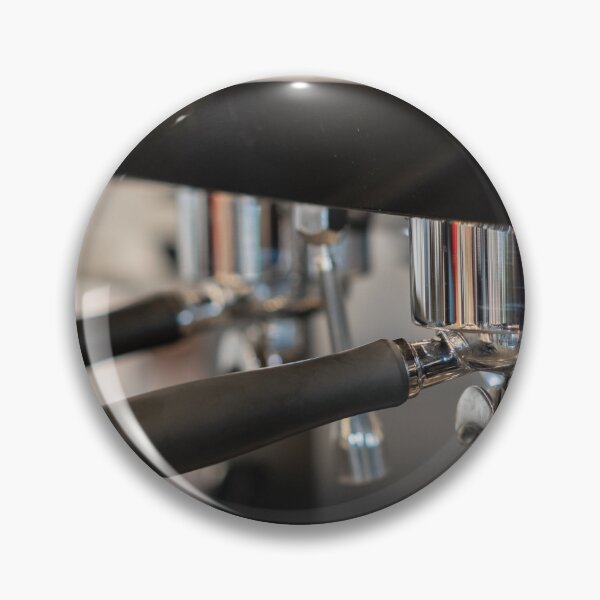 Item preview, Professional Espresso Machine Close-Up in Coffee Shop designed and sold by VisualMoodFoto.