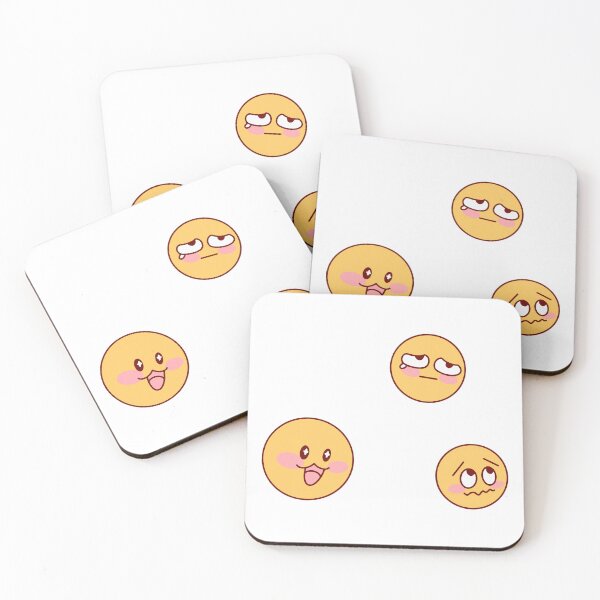 Item preview, Cute Emoji Expression Pack - Kawaii Mood Sticker Set designed and sold by Artsy Corner.