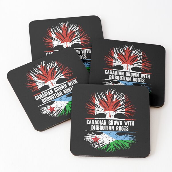 Item preview, Canadian Grown with Djiboutian Roots Canada Flag designed and sold by CosmoKitsch.