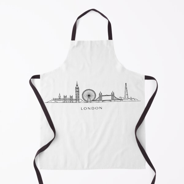 Item preview, London Line Art | London Skyline Outline | Big Ben London Eye Tower Bridge Minimalist Illustration designed and sold by CLOUTKULT.