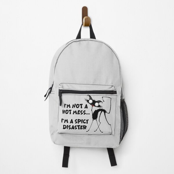 Item preview, Funny Black Cat "Spicy Disaster" Humor Meme designed and sold by BluedarkArt.
