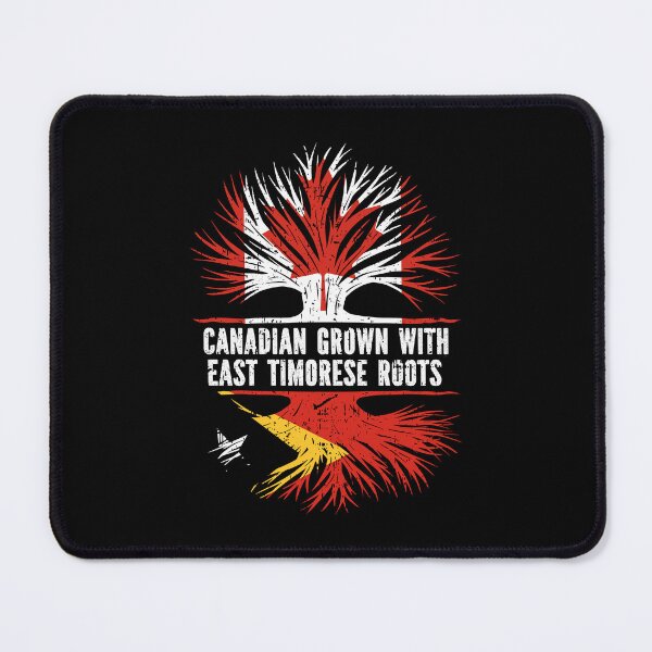Item preview, Canadian Grown with East Timorese Roots Canada Flag designed and sold by CosmoKitsch.