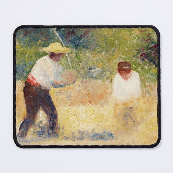 Item preview, The Stone Heap by Georges Seurat: Neo Impressionist Rural Landscape Poster designed and sold by artofuniverse.
